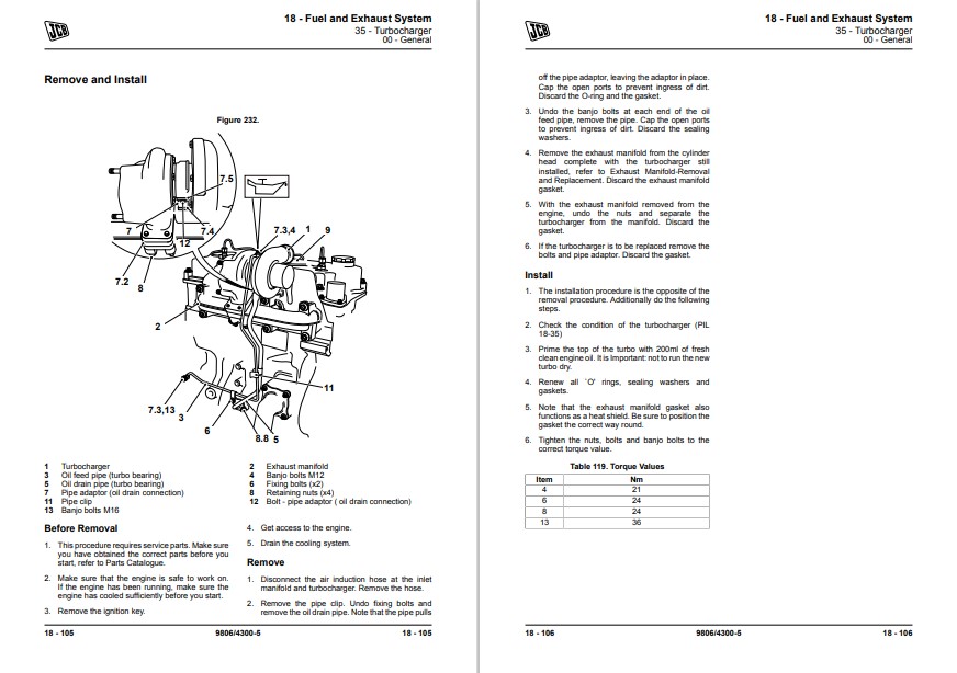 JCB T4F 444, JCB T4i 444, JCB T4i 448 Engines Service Repair Manual - Image 4