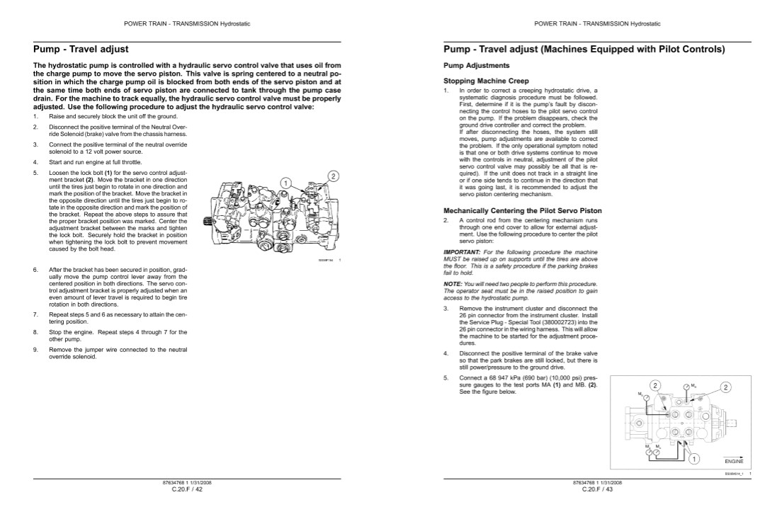 Case 435, Case 445, Case 445CT Series 3 Track Loader Service Repair Manual - Image 5