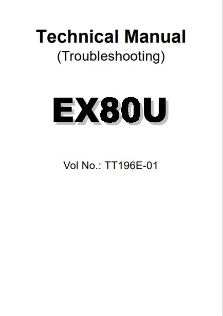 Hitachi EX80U Excavator Full Set of Manuals - Image 5
