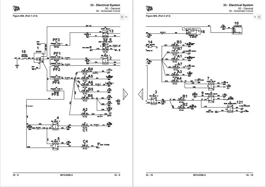 JCB 225, 225T, 260, 260T, 280, 300, 300T, 320T, 330 skid steer Service Repair Manual - Image 6