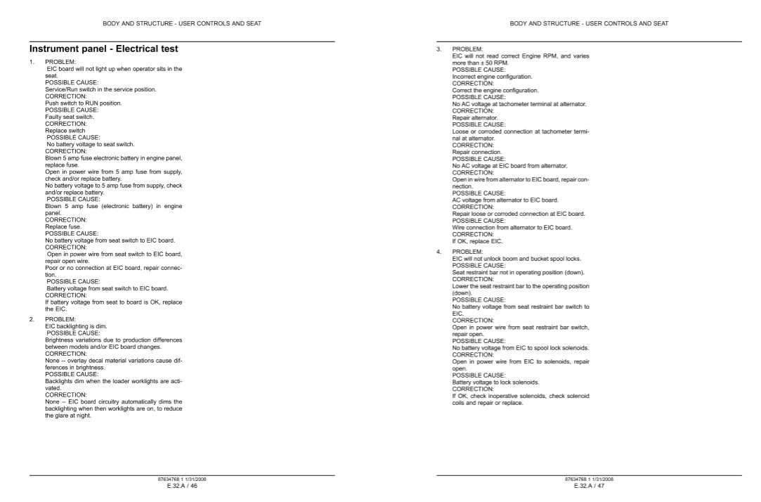 Case 435, Case 445, Case 445CT Series 3 Track Loader Service Repair Manual - Image 6