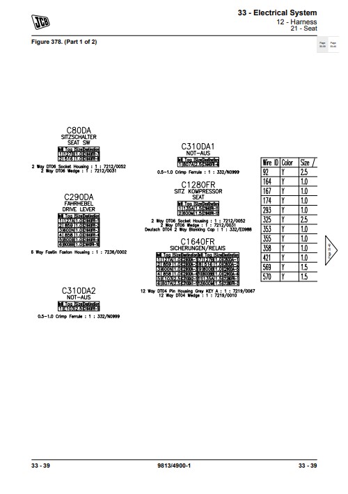 JCB VM117, JCB VM137 Roller Service Repair Manual - Image 7