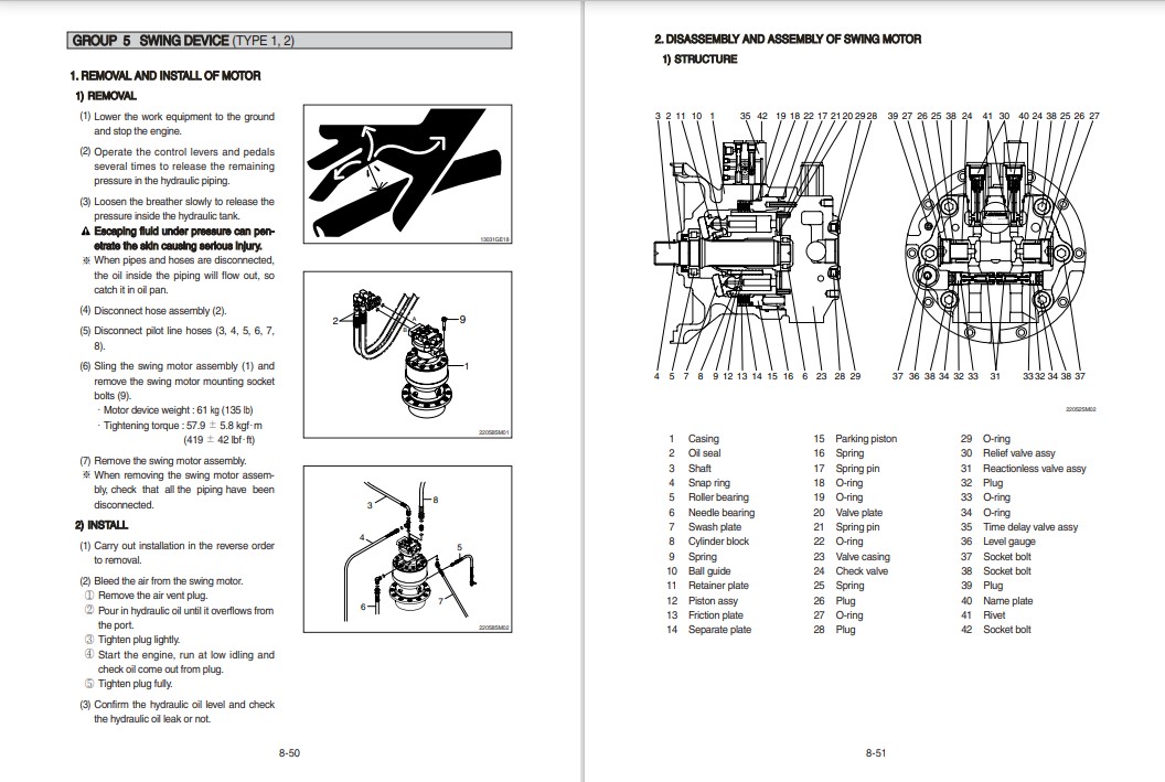 Hyundai HX225SL Excavator Workshop Manual - Image 7