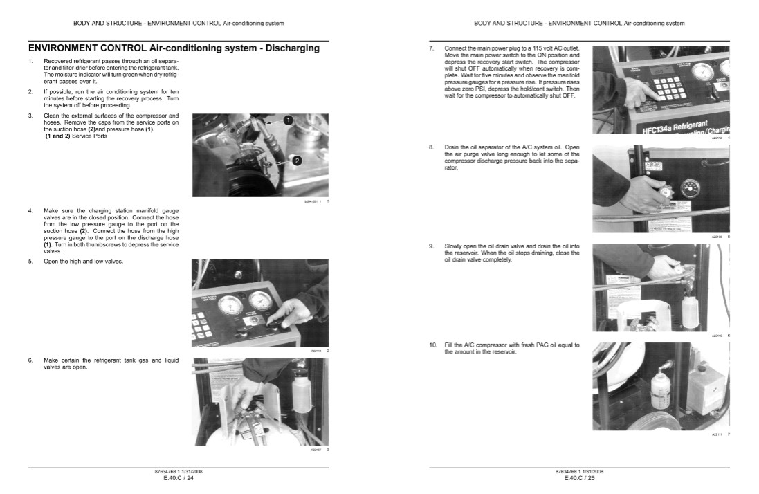 Case 435, Case 445, Case 445CT Series 3 Track Loader Service Repair Manual - Image 7
