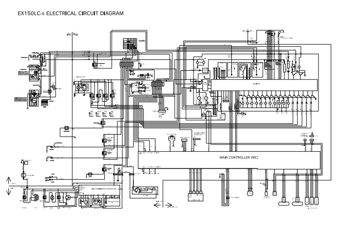 Hitachi EX 150LC-5 , Hitachi EX 160LC-5 Electrical & Hydraulic Diagrams - Image 4