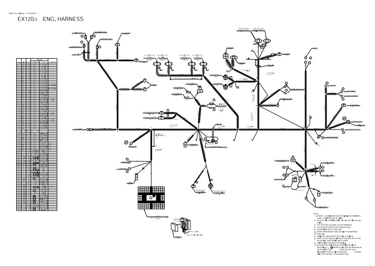 Hitachi EX120-5 Excavator Electrical & Hydraulic Diagrams - Image 3