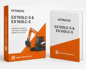 Hitachi EX150LC-5 and EX160LC-5 Workshop Technical Electrical Hydraulic Manual Collection PDF Download