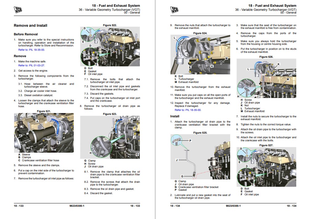 JCB 505-20 Reach Truck Service Repair Manual - Image 3