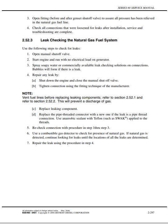 Detroit Diesel Series 60 Service Manual - Image 4
