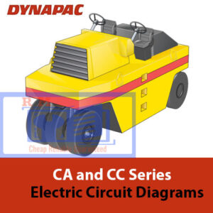 Electric circuit diagrams for Dynapac CA and CC, highlighting key electrical connections and component arrangements
