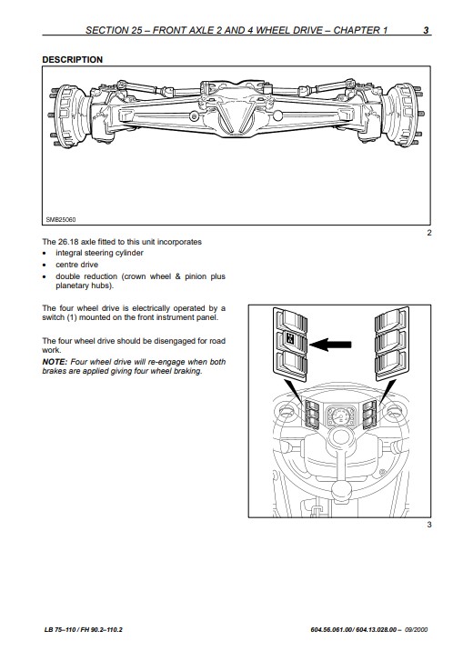 Fiat Hitachi Wheel Loader FB90.2, FB100.2, FB110.2, FB200.2 Workshop Manual - Image 6