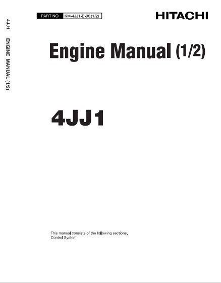 Isuzu 4JJ1 Engine Manual Related With Hitachi Product - Image 2