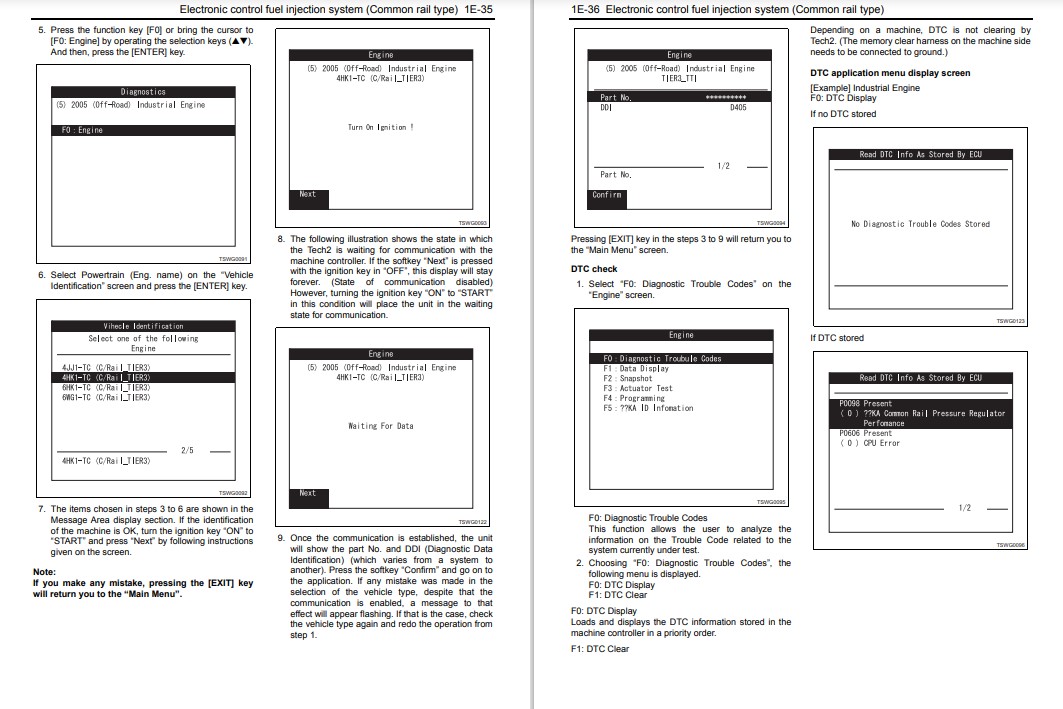 Isuzu 6WG1 Engine Troubleshooting Manual Related With Hitachi Product - Image 5