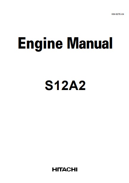 Mitsubishi S12A2 Engine Service Repair Manual Related with Hitachi Product - Image 2