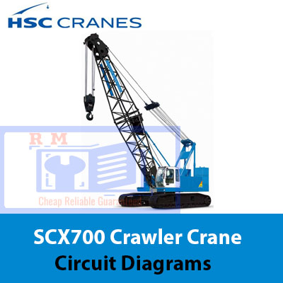 Hitachi Sumitomo SCX700 Carne circuit diagrams, depicting essential electrical schematics and connections