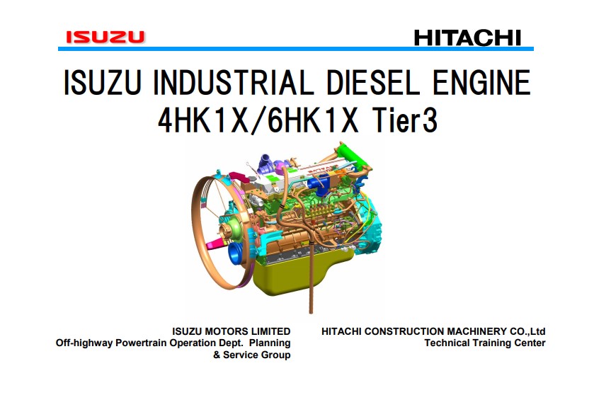 Hitachi ZX-3 Series 4HK1, 6HK1 Engine Training Test - Image 3