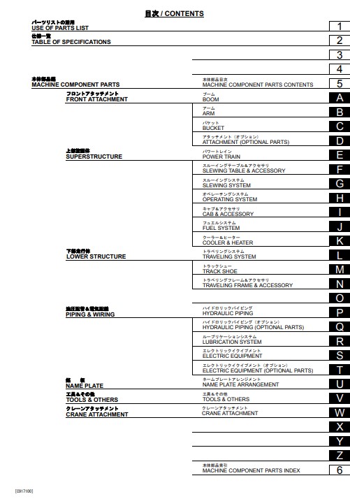 Kato HD820III Excavator Parts Manual - Image 3