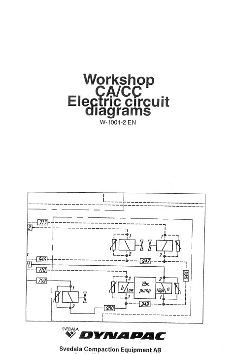 Dynapac CA and CC Electric Circuit Diagrams - Image 2