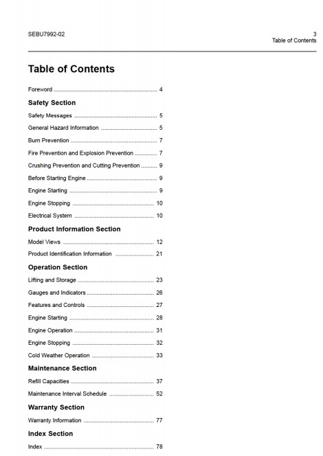 Perkins 400C Industrial Engine Operation & Maintenance Manual - Image 3