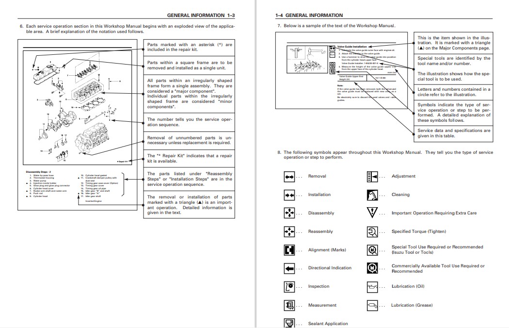 Isuzu 6BG1 Engine Manual Related With Hitachi Product - Image 3