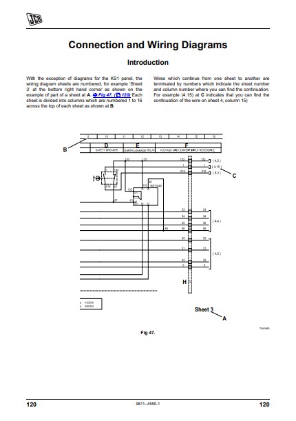 JCB CP1 and CP2 Digital Control Panel Wiring Diagrams - Image 3