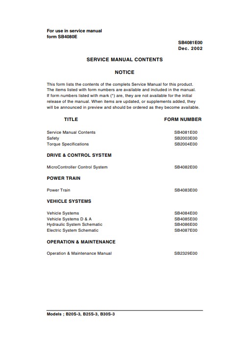 Doosan Forklift Manuals Collection - Image 4
