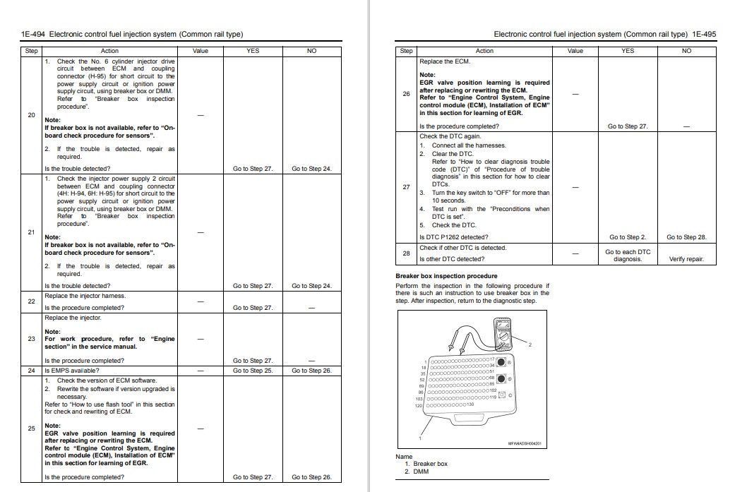 Isuzu 4HK1, Isuzu 6HK1 Engines Manual Related With Hitachi Product - Image 6