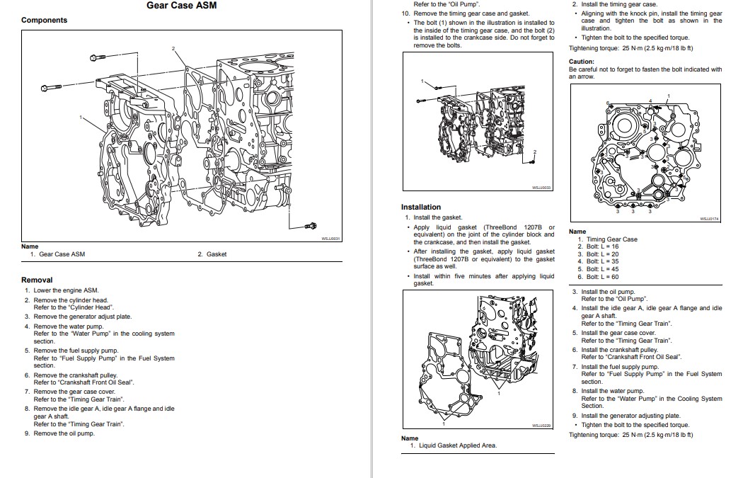 Isuzu 4JJ1 Engine Manual Related With Hitachi Product - Image 7
