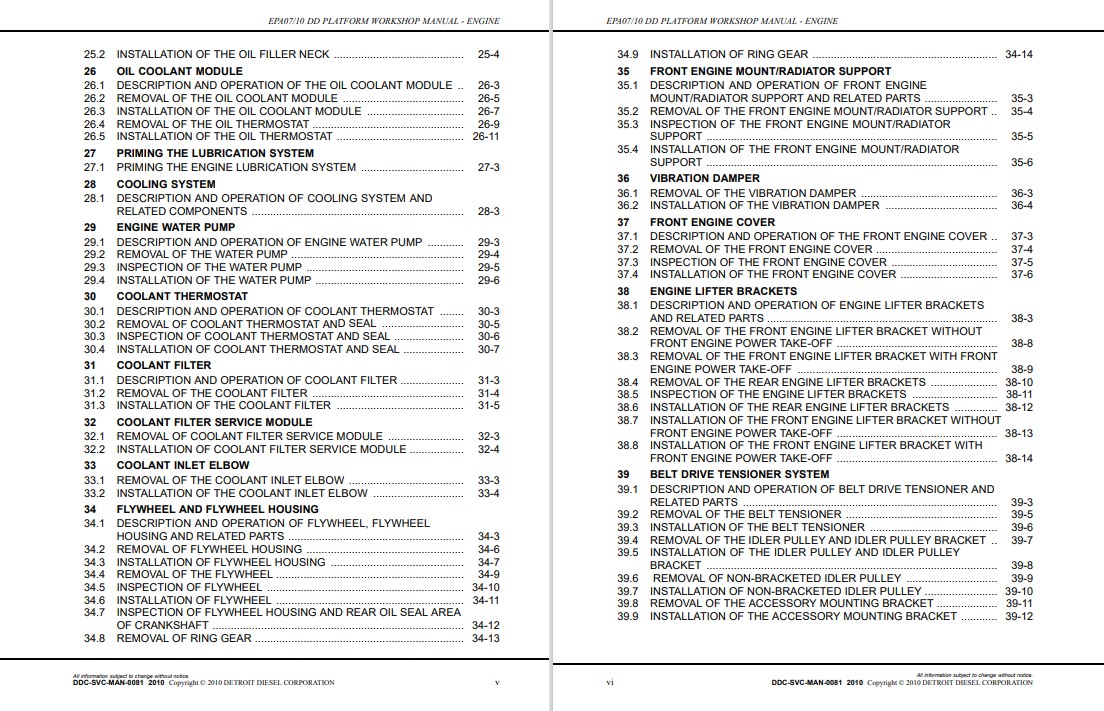 Detroit Diesel DD15 Engine Workshop Manual EPA 07, EPA 10 - Image 3
