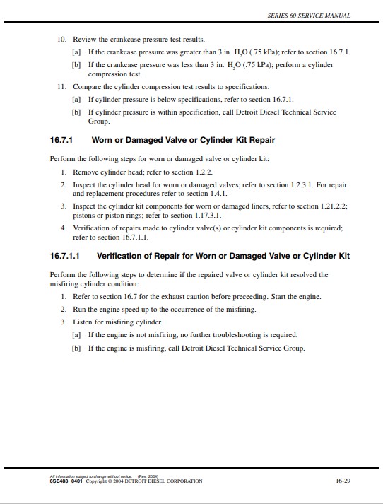 Detroit Diesel Series 60 Service Manual - Image 7