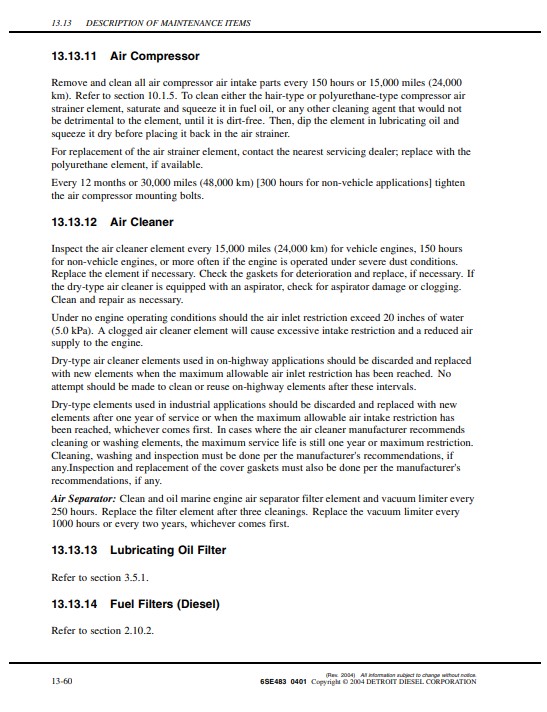 Detroit Diesel Series 60 Service Manual - Image 8