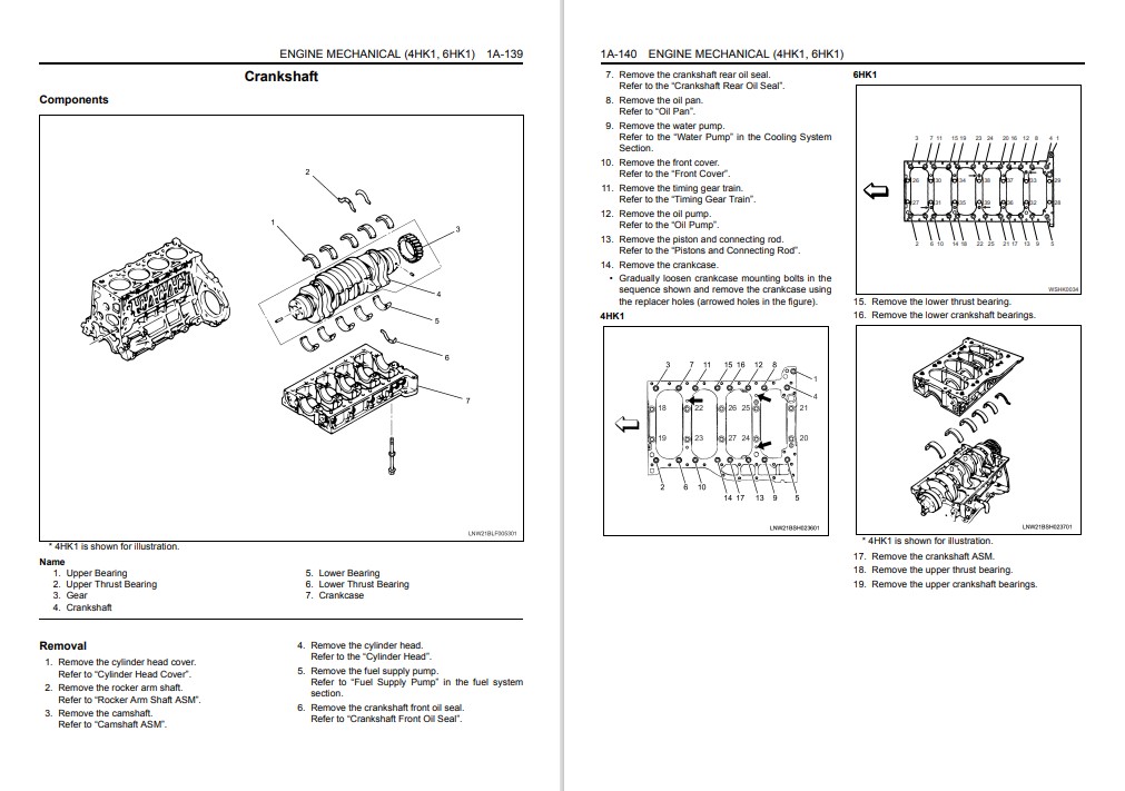 Hitachi ZX200-3, Hitachi ZX240-3, Hitachi ZX270-3 Workshop Manual Of 4HK1, 6HK1 Engines - Image 3