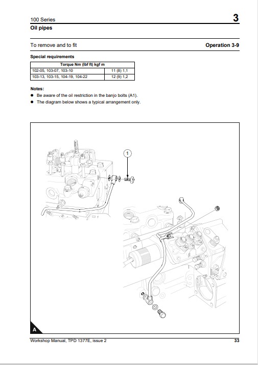 Perkins 100 Series Workshop Manual - Image 4