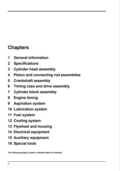Perkins 100 Series Workshop Manual - Image 3