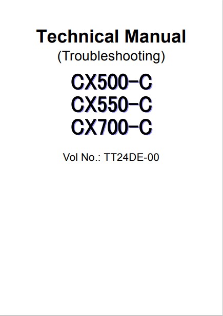 Hitachi Crane CX500-C, CX550-C, CX700-C Full Set of Manuals - Image 6