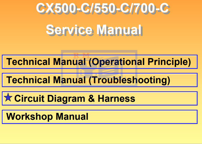 Hitachi Crane CX500-C, CX550-C, CX700-C Full Set of Manuals - Image 2