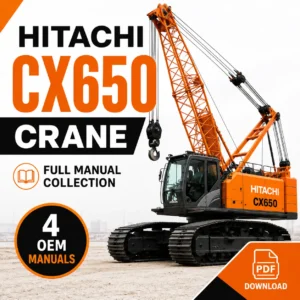 Hitachi CX650 Crane Workshop Repair Manual Collection PDF Download