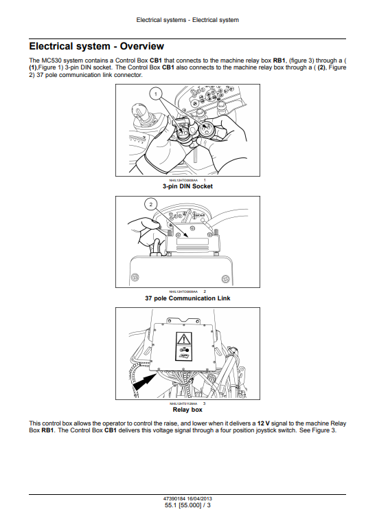 New Holland Megacutter 512, Megacutter 530 Tractor Mounted Disc Mower-Conditioner Service Manual - Image 4