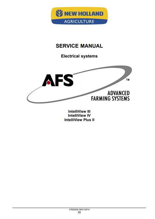 New Holland IntelliView III, IntelliView IV, IntelliView Plus II Autoguidance and Navigation Service Manual - Image 2