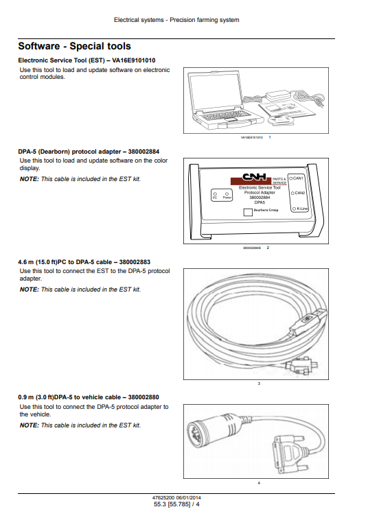 New Holland IntelliView III, IntelliView IV, IntelliView Plus II Autoguidance and Navigation Service Manual - Image 3