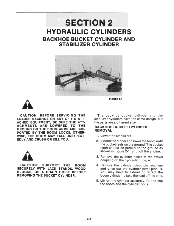 New Holland LB620 Backhoe Loader Service Manual - Image 3
