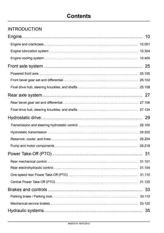 New Holland Boomer20, New Holland Boomer25 Compact Tractor Service Manual - Image 2