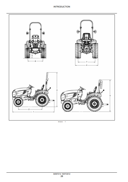 New Holland Boomer20, New Holland Boomer25 Compact Tractor Service Manual - Image 6