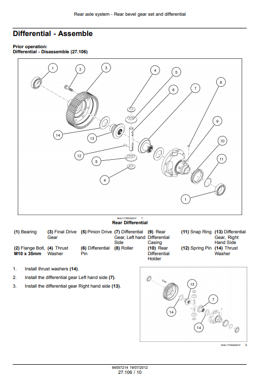 New Holland Boomer20, New Holland Boomer25 Compact Tractor Service Manual - Image 5