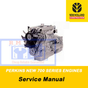 Perkins 700 Series engine repair manual, displaying comprehensive repair instructions and visual aids for engine maintenance