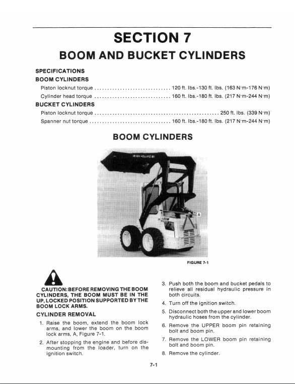 New Holland L-451, L-452, L-454, L-455 Skid Steer Service Manual - Image 4