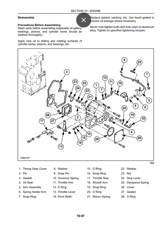 New Holland LS140, LS150 Skid Steer Loader Workshop Manual - Image 3