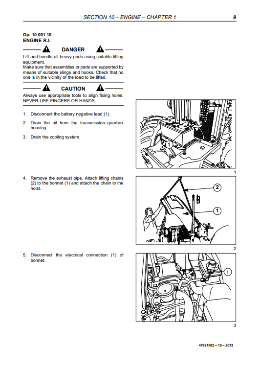 New Holland TD4020F, New Holland TD4030F, New Holland TD4040F Tractor Service Manual - Image 3