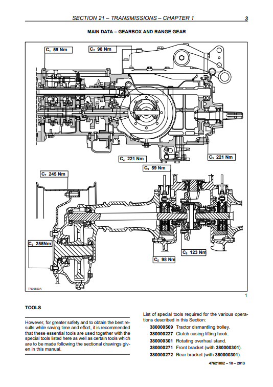 New Holland TD4020F, New Holland TD4030F, New Holland TD4040F Tractor Service Manual - Image 6