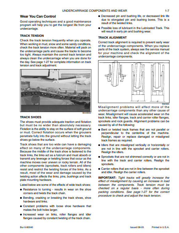 New Holland UNDERCARRIAGE AND COMPONENTS Technical Manual - Image 4